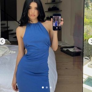 Social Tourist blue midi dress